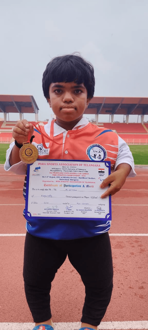 M. Sirisha - National Medalist